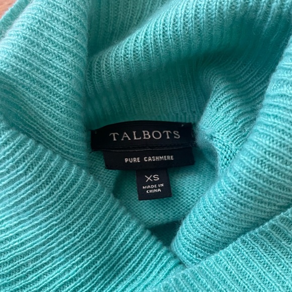 Talbots 100% pure cashmere turtleneck size XS - Picture 4 of 8